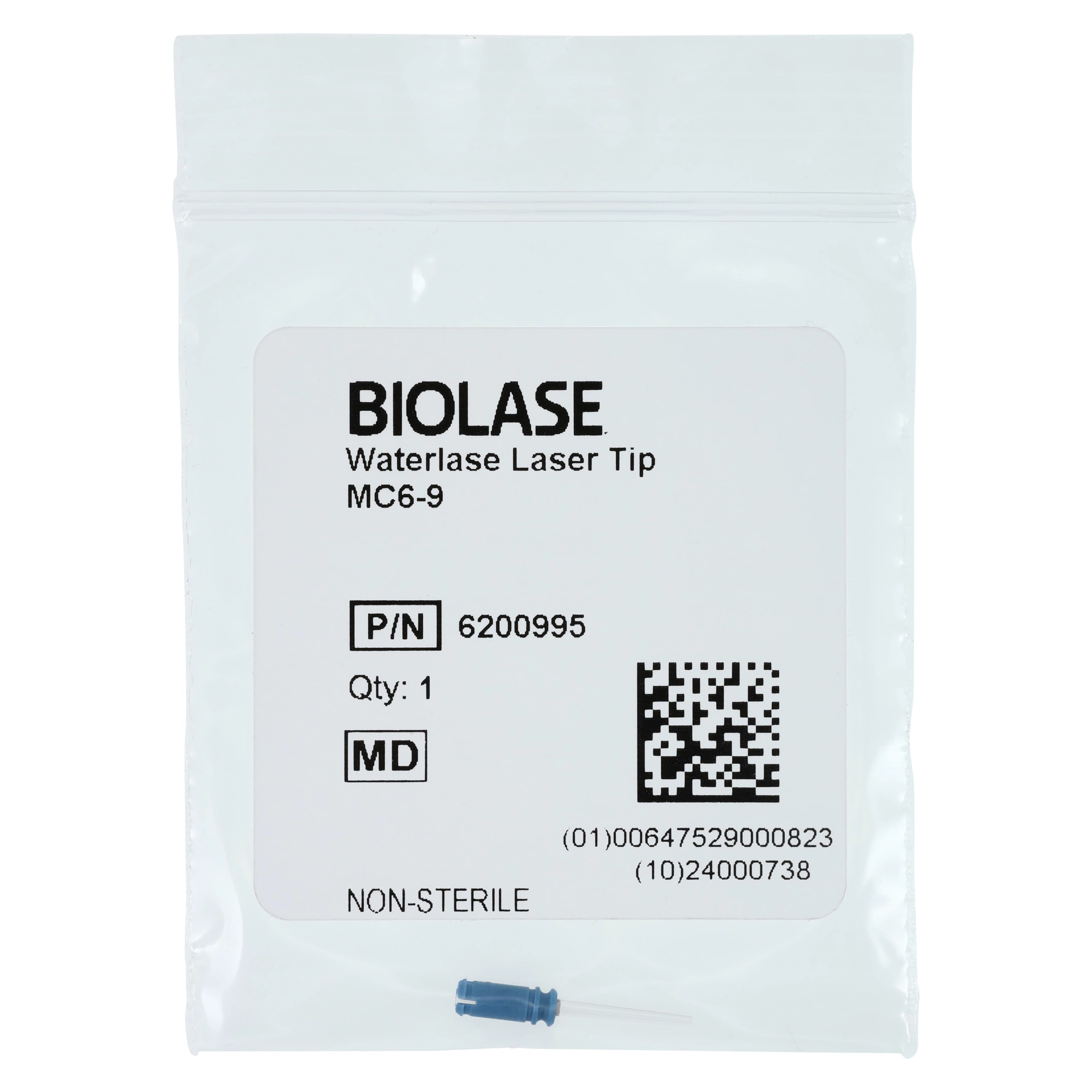 Biolase Waterlase MD MC6 Tapered Sapphire Tip, 600 µm x 9 mm, Pack of 2 thumbnail 3