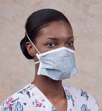 Critical Cover PFL N-95 Particulate Respirator with Magic Arch, Teal Stripe, 35/Box, 695 - PFL N-95 Particulate Respirator w/Magic Arch (35) - Image 1