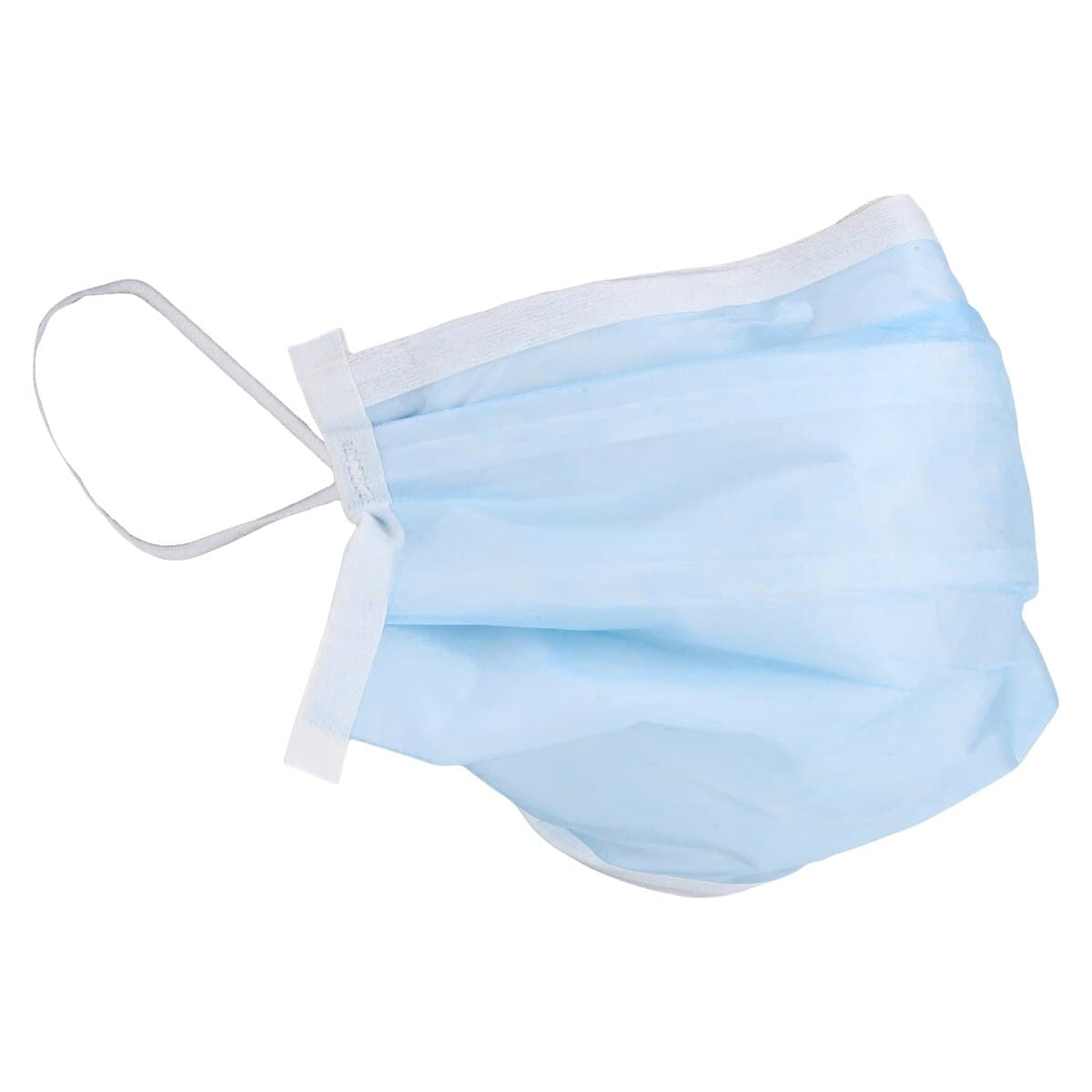 Alpha Protech Critical Cover PFL Earloop Face Masks, ASTM Level 3, Blue, 50/Box, 615 thumbnail 3