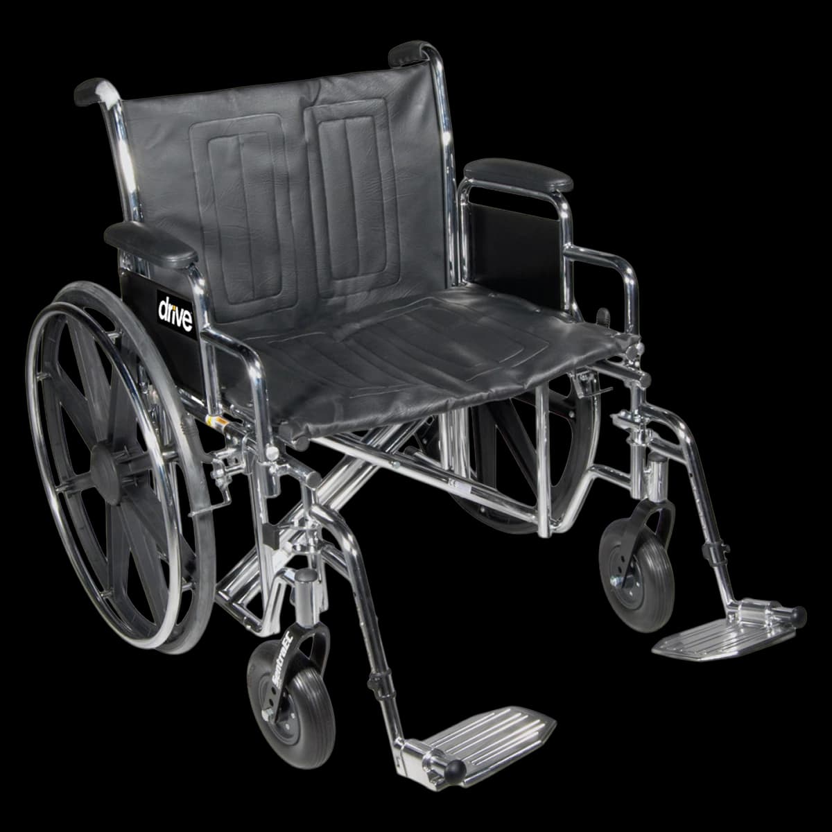 Drive Medical Sentra EC Transport Wheelchair, 450 lb Capacity, STD20ECDDAHDSF - Wheelchair STD20ECDDAHDSF - Image 1