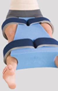 Procare Abduction Pillow, Small, Blue, 12x6x18" - Pillow Procare Abduc Poly Blu - Image 1