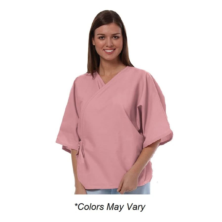 Fashion Seal Mammography Exam Gown, Mauve, Polyester/Cotton, One Size, 22.5 in, Each - Mammo Gown Mauve - Image 1