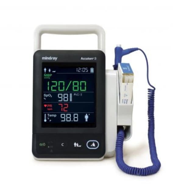 Mindray Accutorr 3 NIBP Pulse (Non-Invasive Blood Pressure) Monitor - Accutorr 3 NIBP Pulse - Image 1