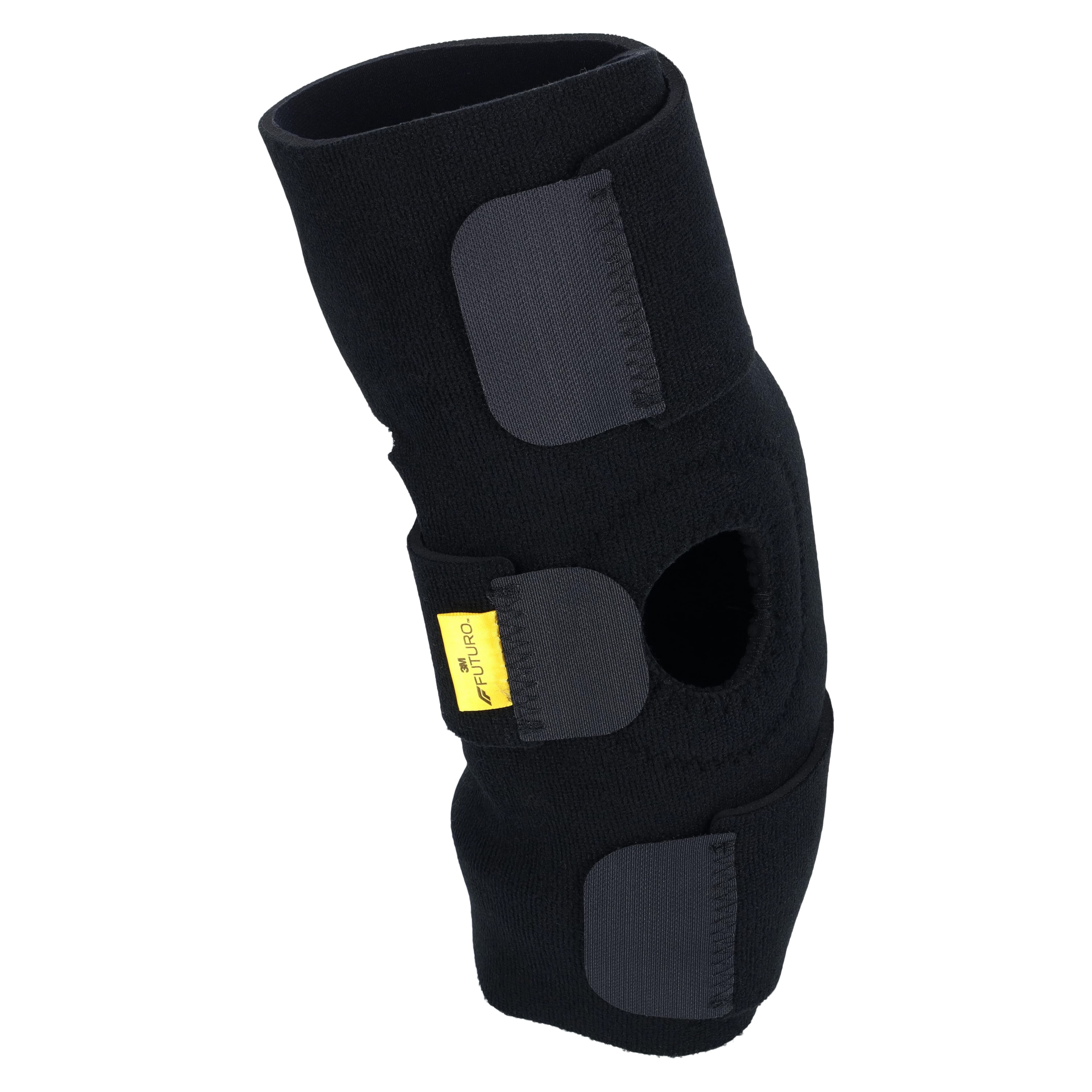 Futuro Sport Support Knee Brace, Adult, One Size, Black, Adjustable thumbnail 2