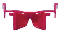 Nola Dry Field Tongue Guard, Small, Red, Disposable Plastic, 2/Pack - Nola Tongue Guards Small - Image 1
