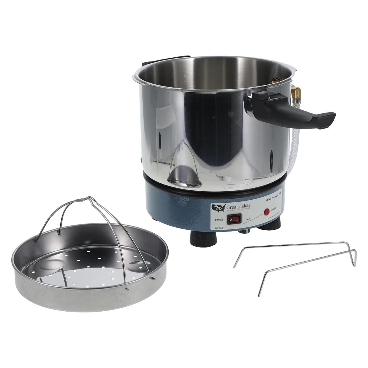 Great Lakes Dental Tech 6 Liter Adjustable Temperature Pressure Pot, Stainless Steel, 120-160°F, 01KEZKNKDBJWC5AQJ6N9JYJN7J thumbnail 7