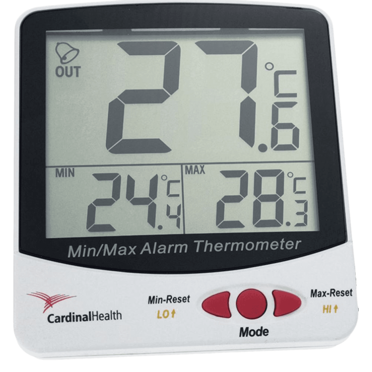 Cardinal Health Digital Jumbo Refrigerator Thermometer, -50 to 70°C, 1 Each - Thermomtr Digital Jumbo Refrig - Image 1