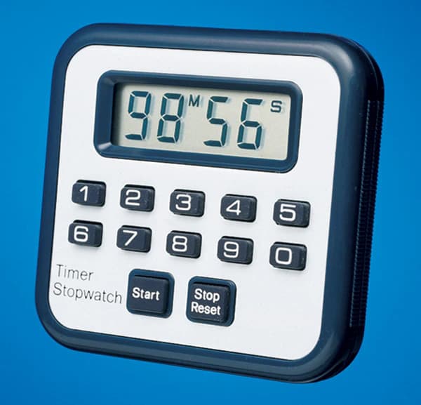 Traceable Mini-Alarm Stopwatch Timer with Magnetic Back - Timer S/P Countdown - Image 1