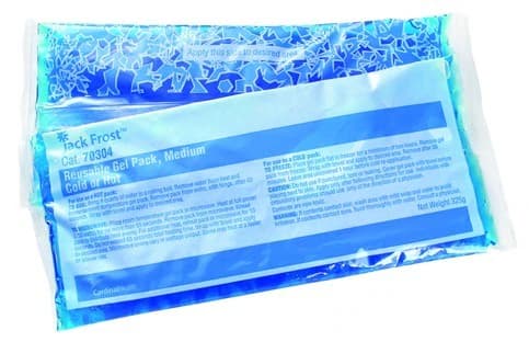 Cardinal Health Jack Frost Reusable Hot/Cold Gel Packs, Extra Small, 2.5" x 5", 150/Case - Reusable Gel Packs Extra Small 2½ x 5 inches Case of 150 - Image 1