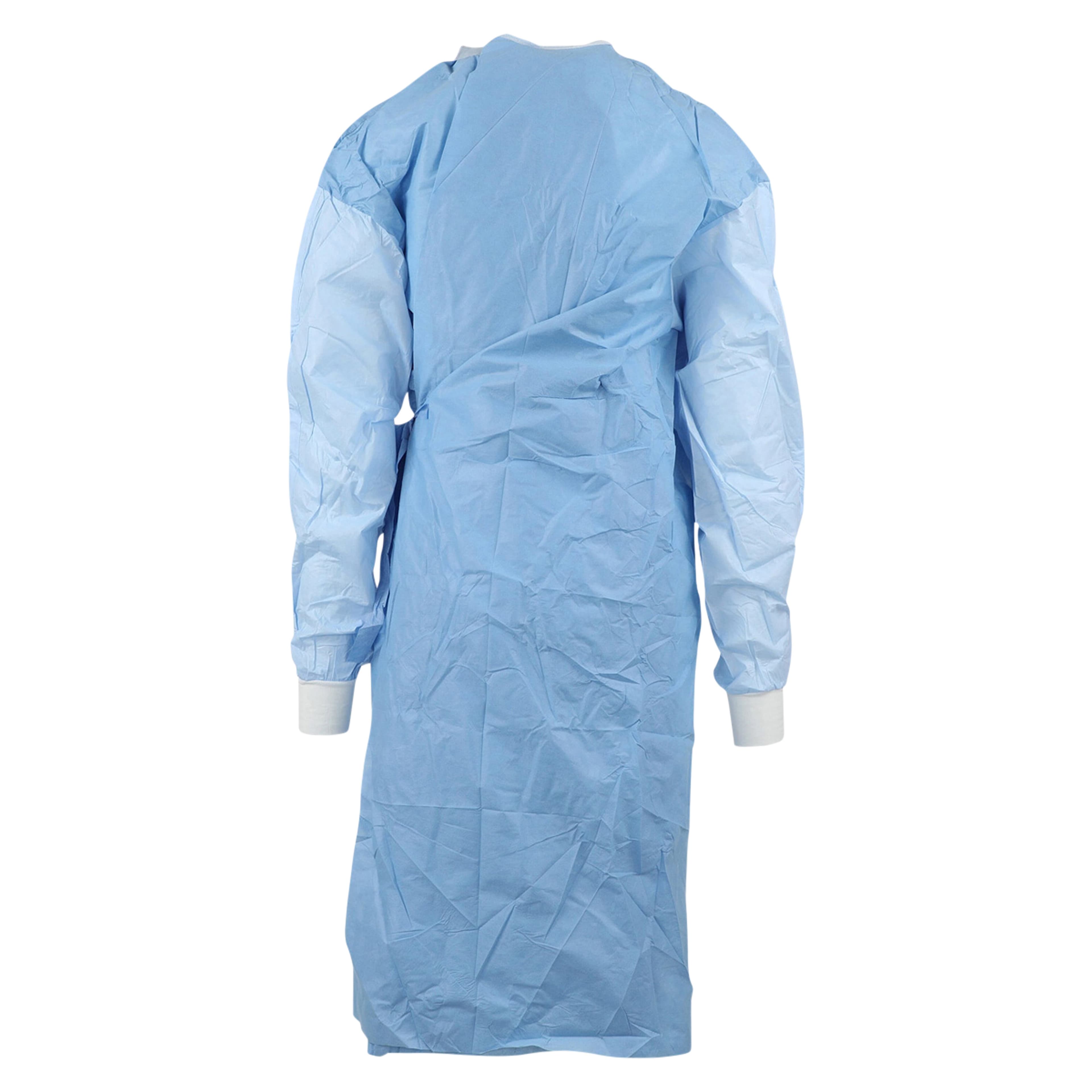 SmartSleeve Surgical Gown AAMI Level 4, Reinforced Poly, Large, Blue, Sterile, Breathable, 20/Case thumbnail 3