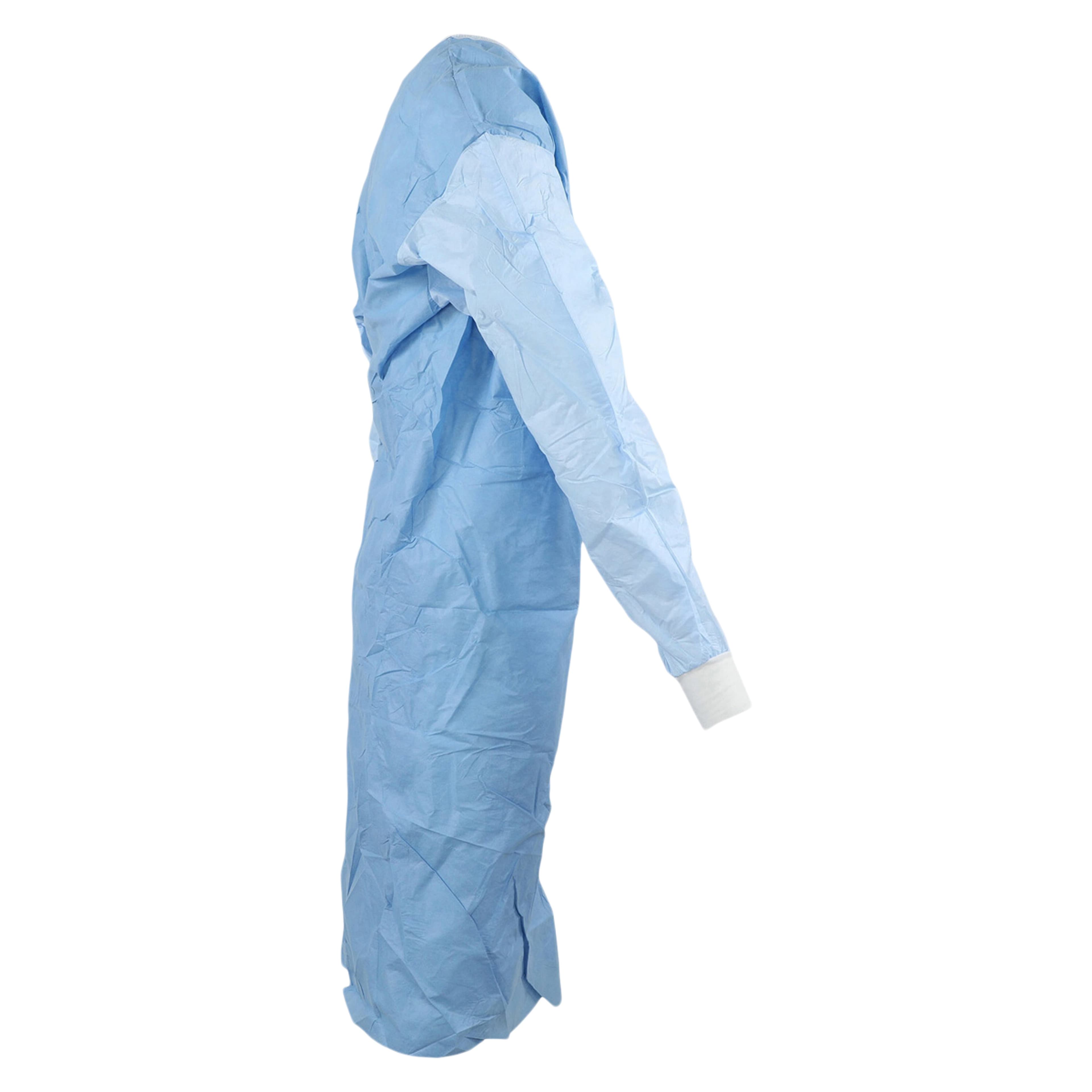 SmartSleeve Surgical Gown AAMI Level 4, Reinforced Poly, Large, Blue, Sterile, Breathable, 20/Case thumbnail 2