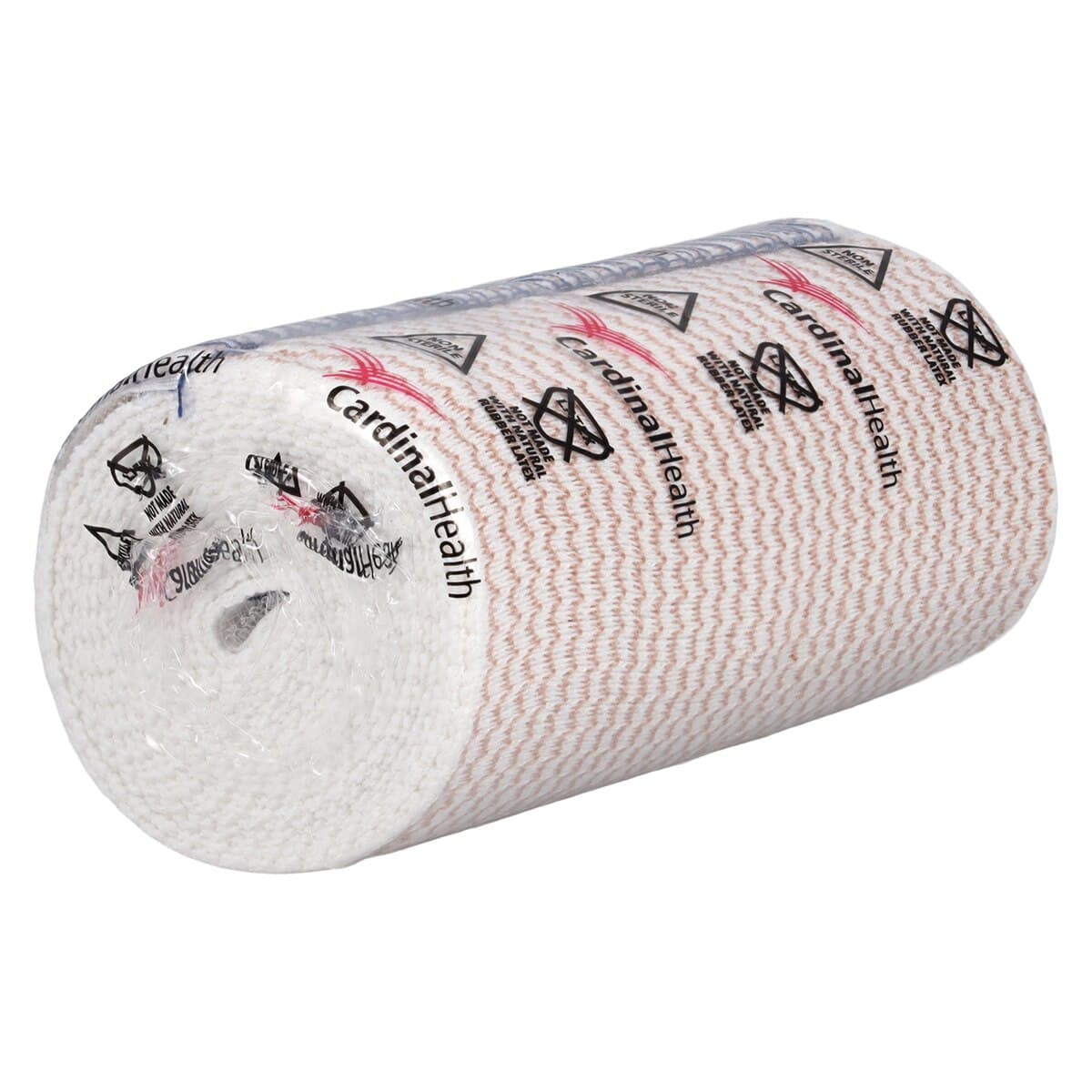 Cardinal Elite Stretch Bandage Elastic, Self-Closing, 4" x 5.8 yd, Beige/Honey Stripe, Non-Sterile, 12/Pk thumbnail 3