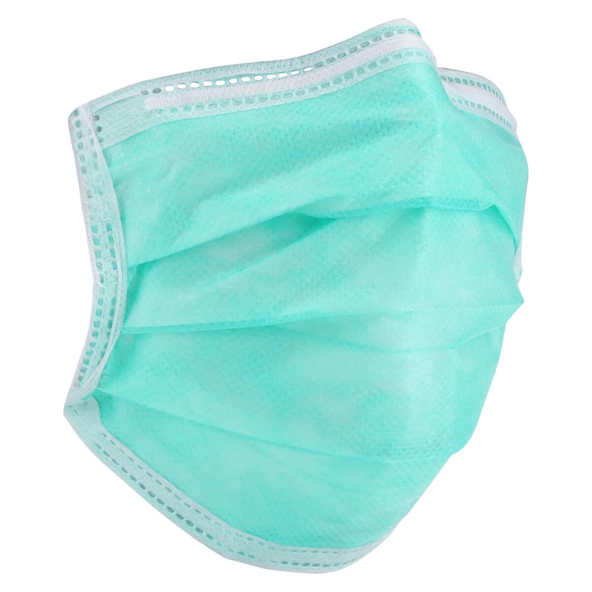 Cardinal Secure-Gard Tie On Surgical Mask, Anti-Fog, ASTM Level 1, Green, 50/Box thumbnail 3