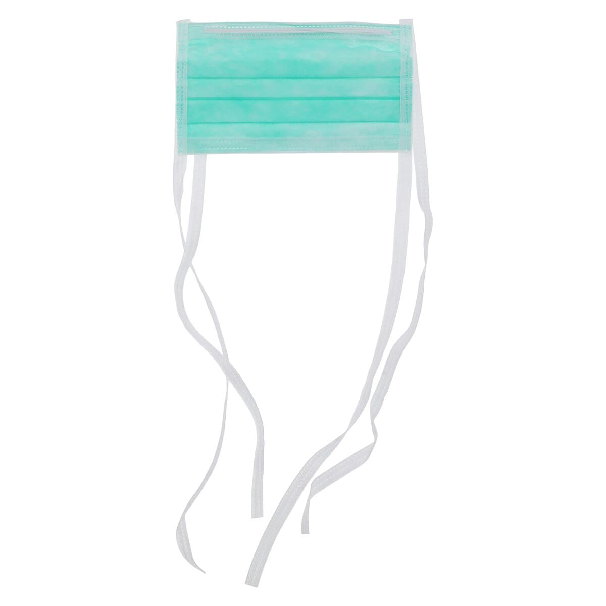 Cardinal Secure-Gard Tie On Surgical Mask, Anti-Fog, ASTM Level 1, Green, 50/Box thumbnail 5