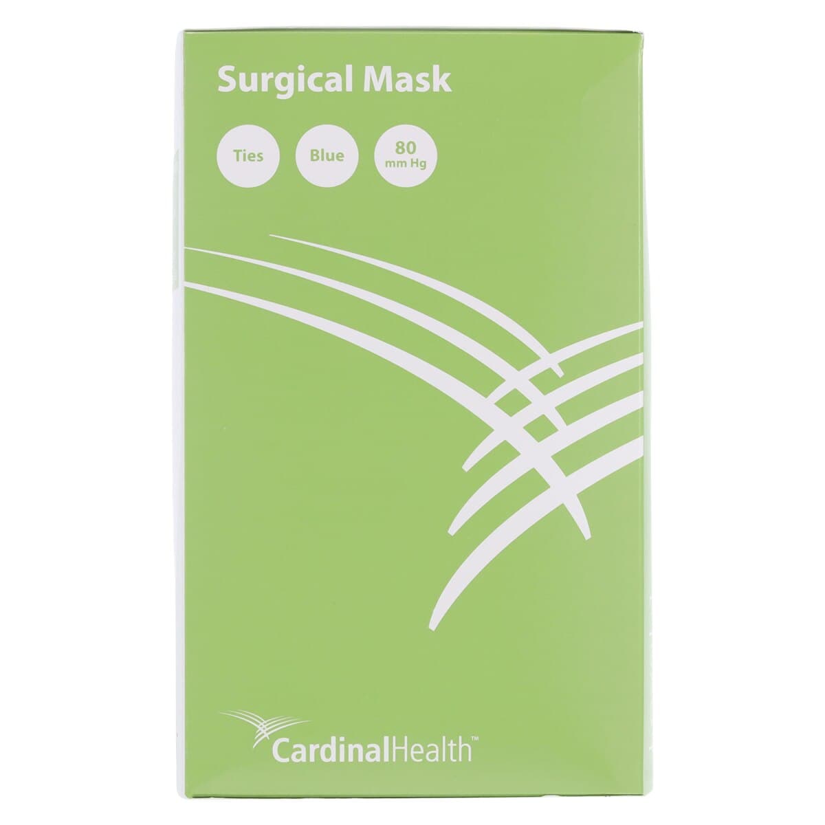 Cardinal Secure-Gard Surgical Mask, ASTM Level 1, Blue, Disposable, Tie-On, Latex-Free, 50/Box thumbnail 6