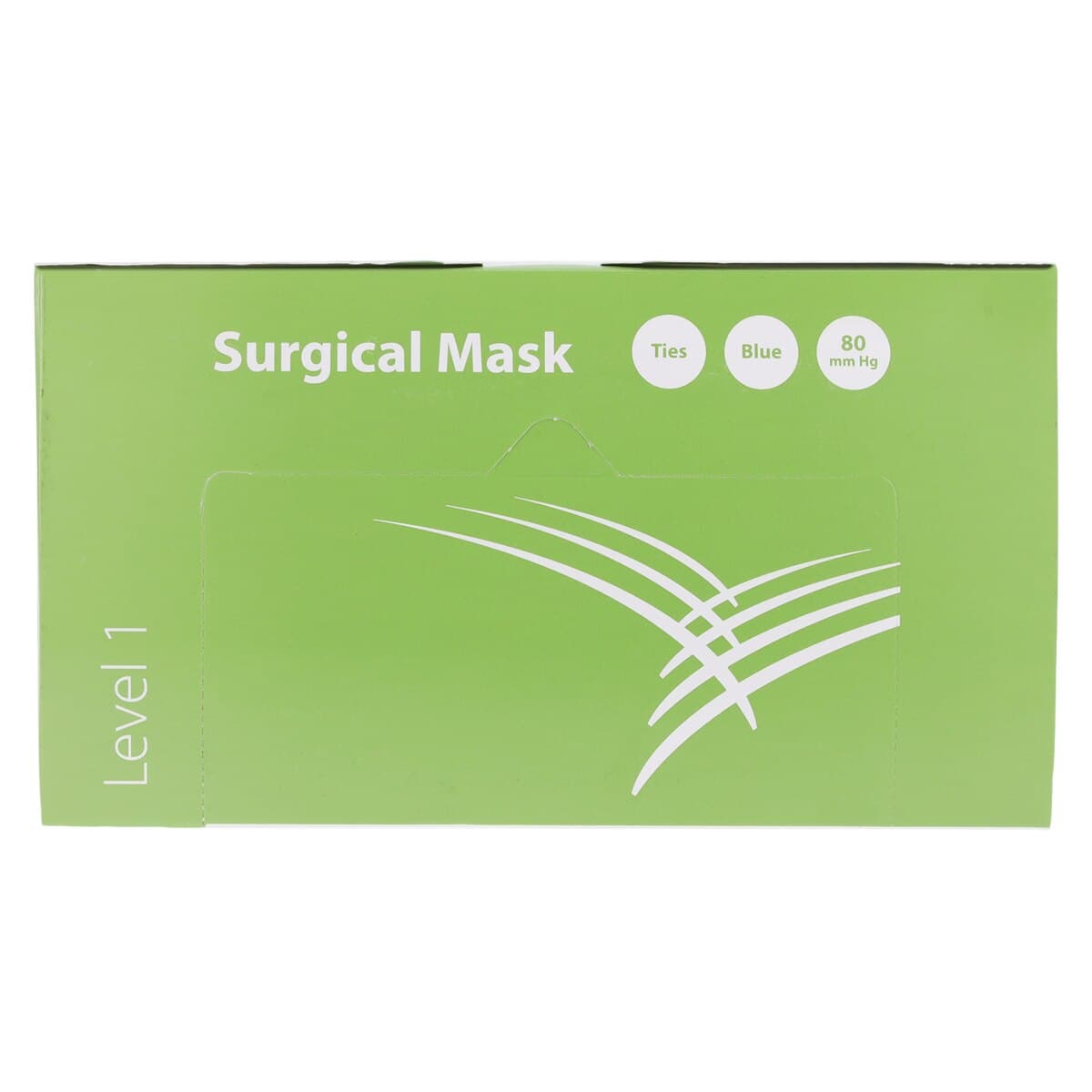Cardinal Secure-Gard Surgical Mask, ASTM Level 1, Blue, Disposable, Tie-On, Latex-Free, 50/Box thumbnail 7