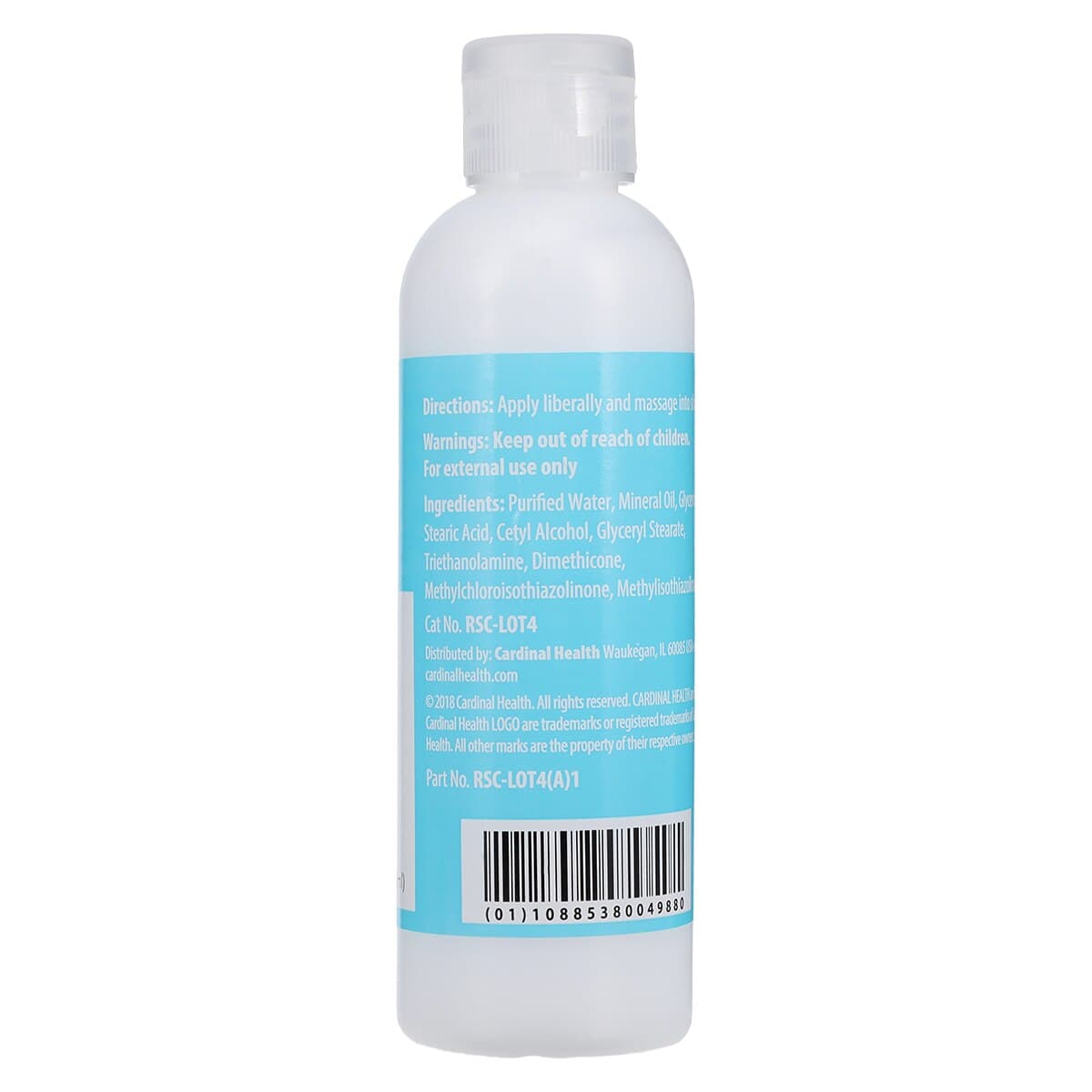 Cardinal Health Lotion, Hand/Body, Dye and Fragrance Free, 4 oz Bottle, 60/Case - Lotion Hand/Body Dye/Frag Free - Image 1