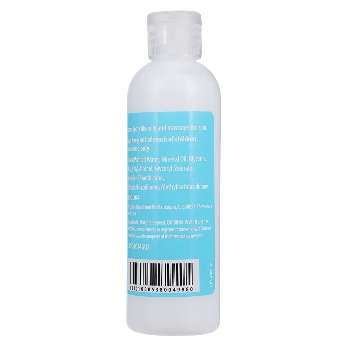 Cardinal Health Lotion, Hand/Body, Dye and Fragrance Free, 4 oz Bottle, 60/Case thumbnail 3