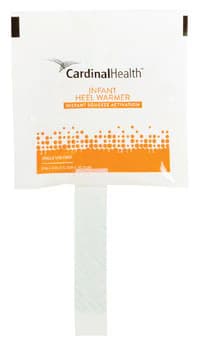 Cardinal Infant Heel Warmer with Tape, 4x4", Instant Squeeze Warmer, 25/Bx, 11460-010T thumbnail 2