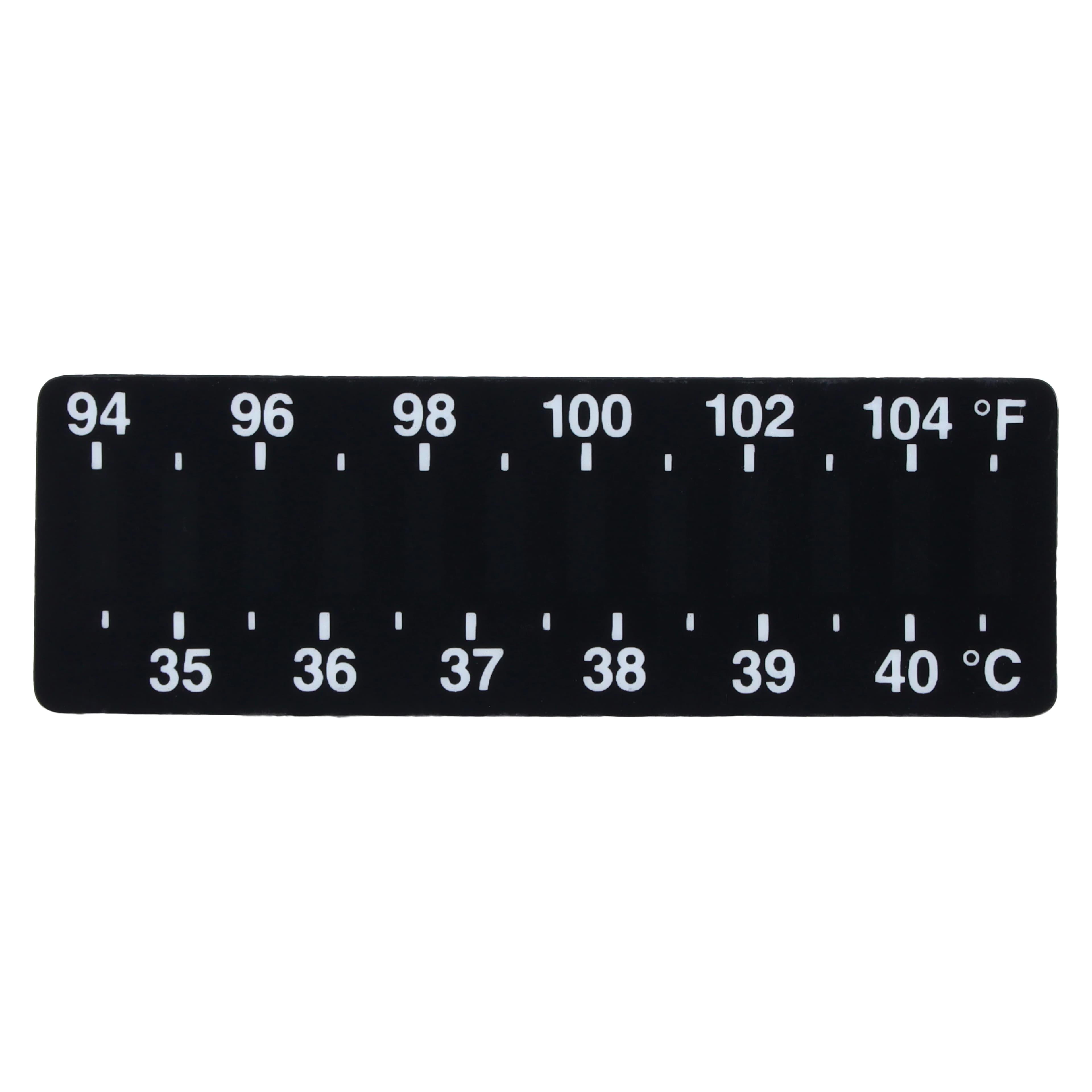 Cardinal Health Dual Scale Fever Thermometer, Forehead Temperature Indicator, 100 per Box, 5 Boxes per Case thumbnail 2