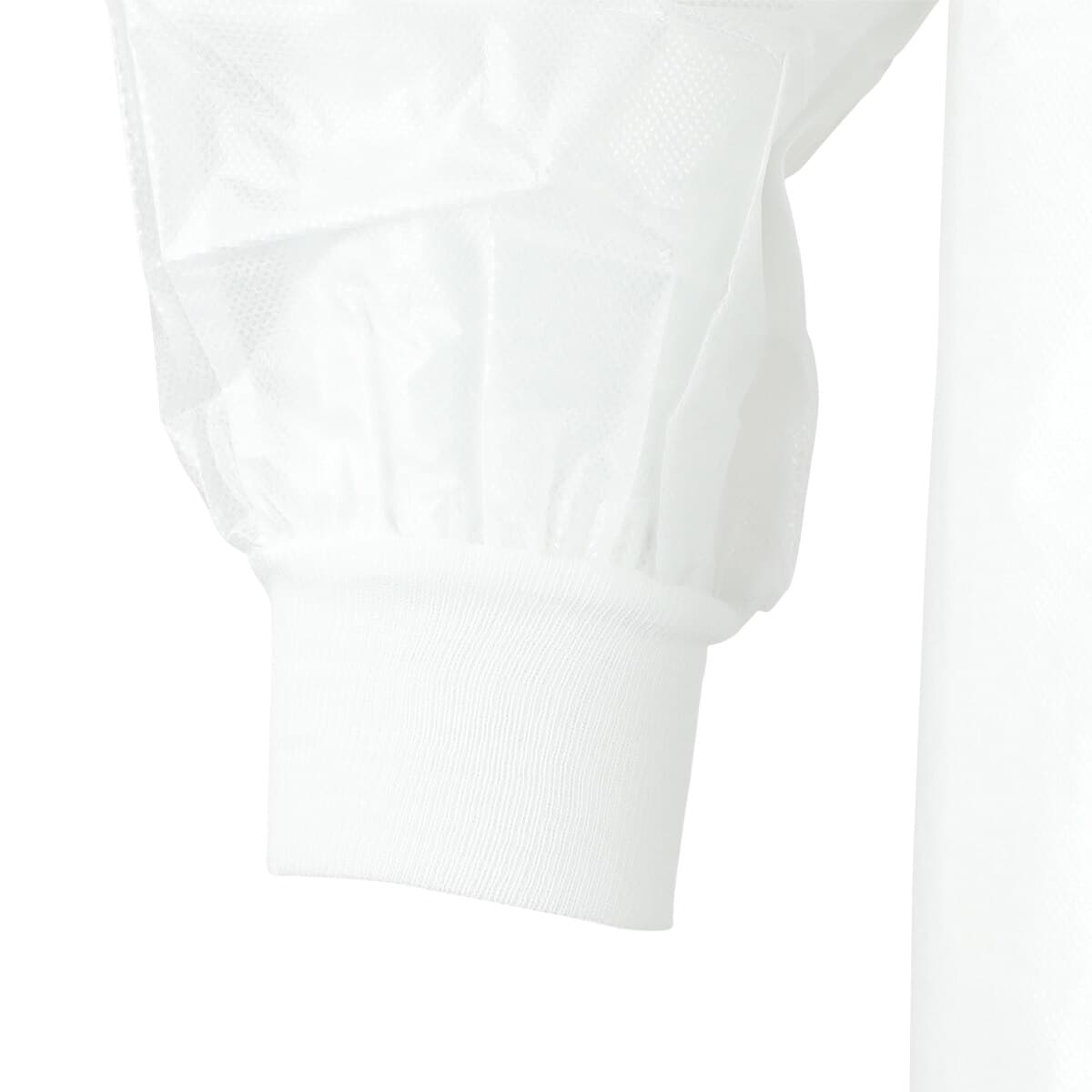Cardinal Gwn Iso Polycoat Full Back Isolation Gown, Coated Polypropylene, Adult Universal, White, 10/Pk thumbnail 4