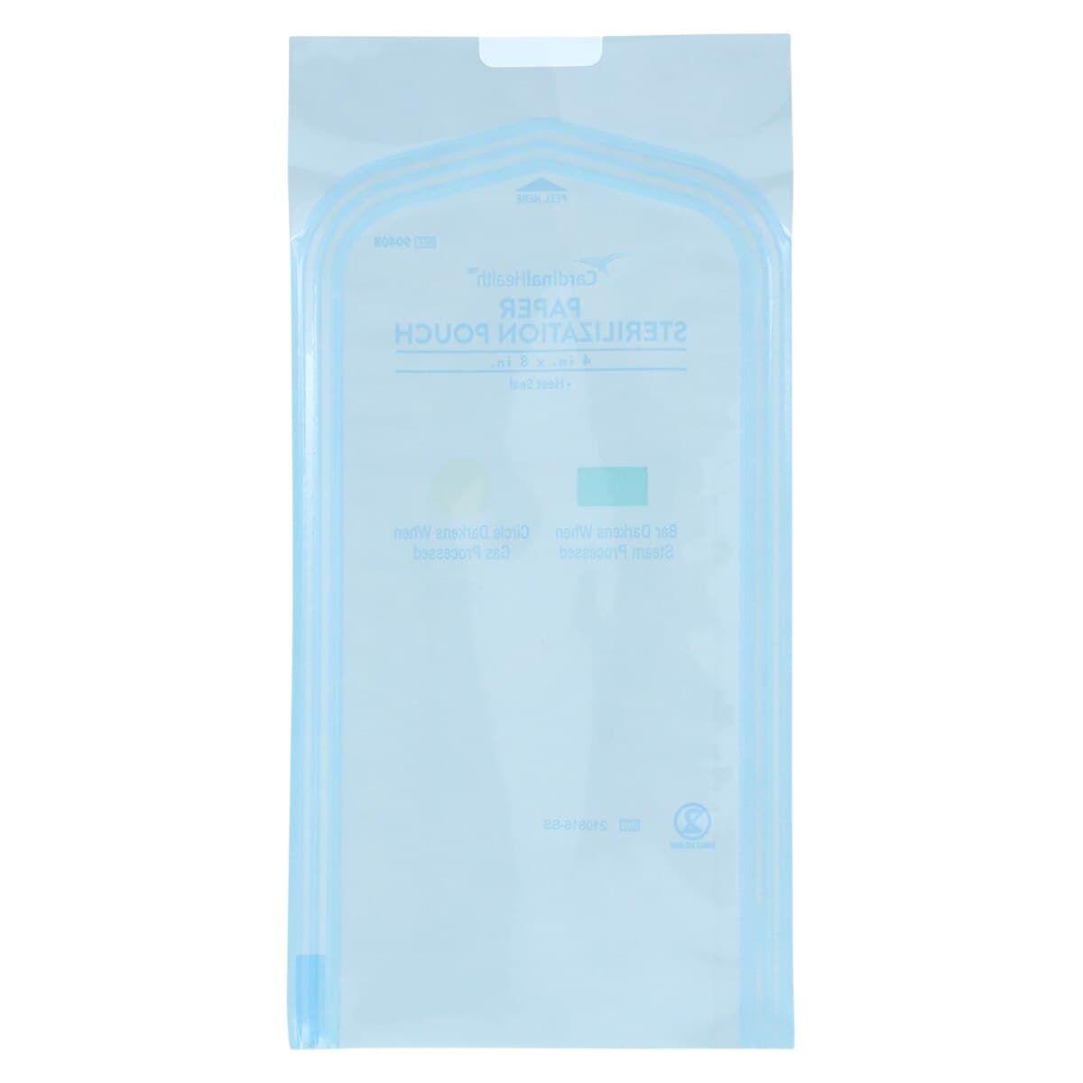 Cardinal Sterilization Pouch, Heat Seal, 4 in x 8 in, Blue/White, 200/Box thumbnail 3