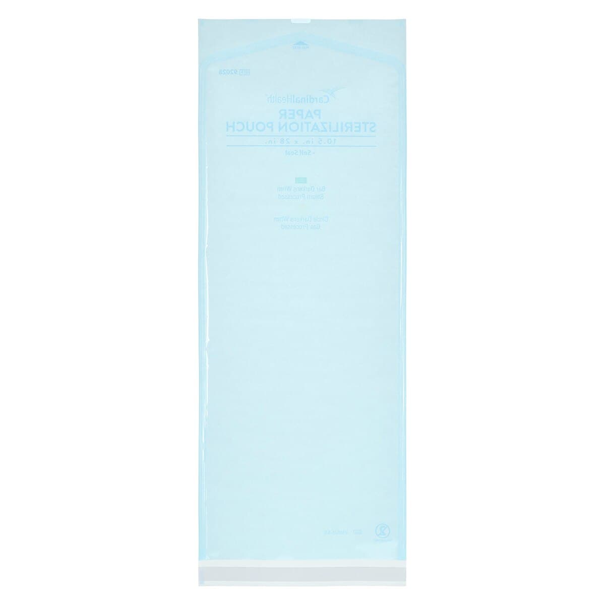 Cardinal Health Self-Seal Sterilization Pouch, 10.5 in x 28 in, Blue/White, 100/Pk thumbnail 3