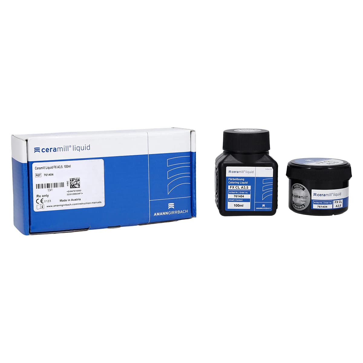 Ceramill Liquid FX A3.5 Coloring Shading Liquid, 100mL, Each - Ceramill Liquid fx A3,5 - Image 1