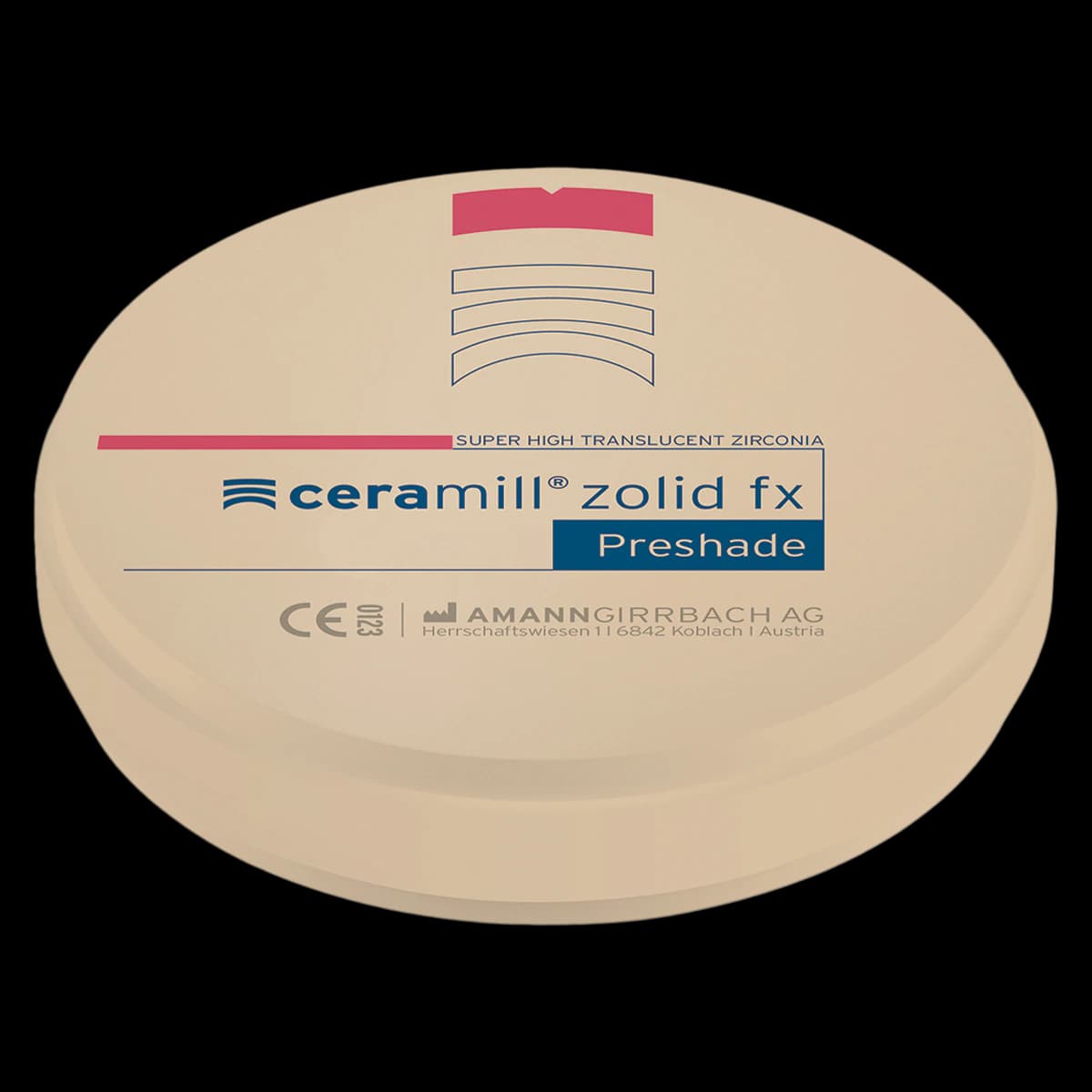 Ceramill ZLD fx PS A Med Zirconia Disc, 98x14mm, Each - Ceramill ZLD fx PS A Med - Image 1