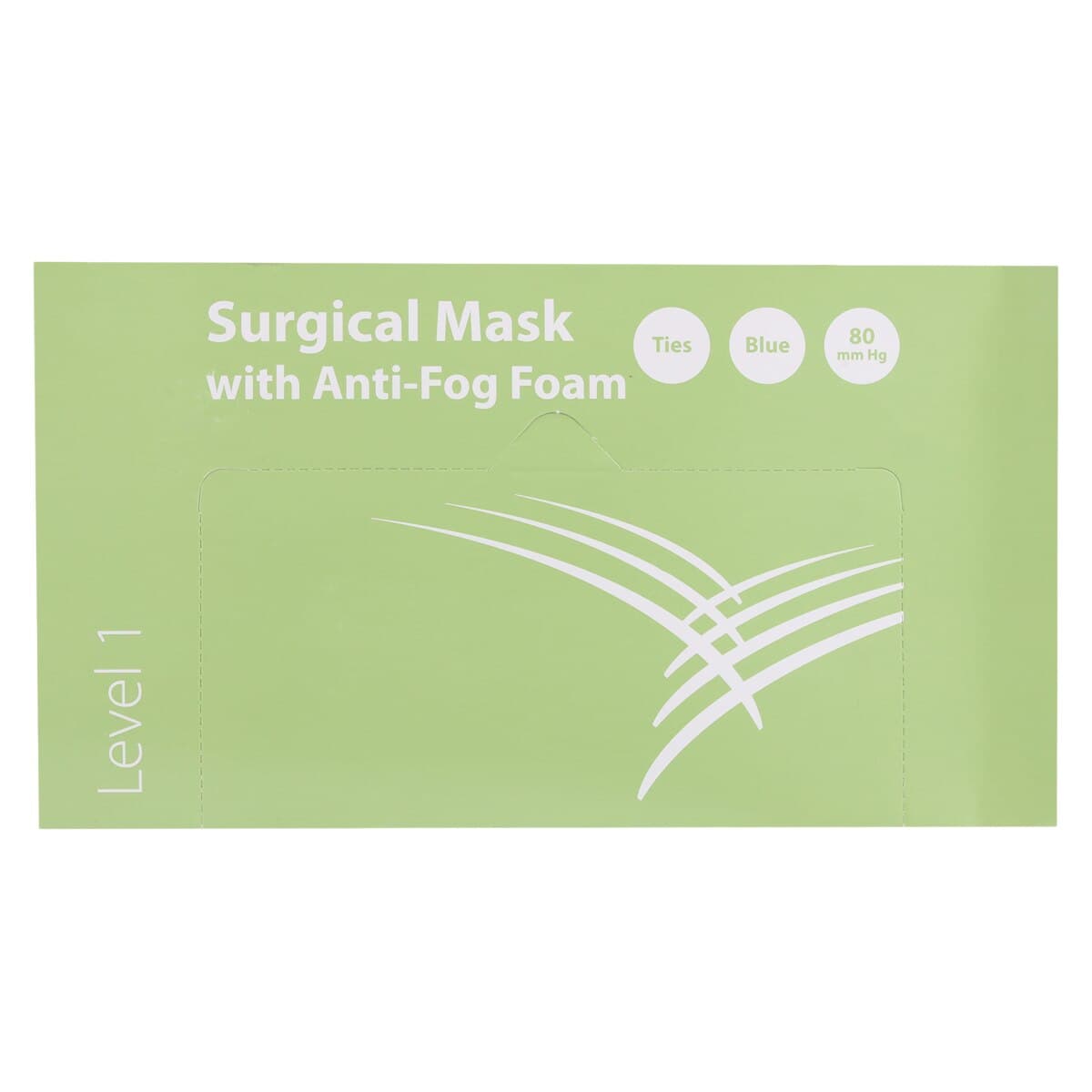 Cardinal Health Secure-Gard ASTM Level 1 Surgical Mask, Tie-On, Fog-Free Foam, Blue, 50/Box, AT71235 thumbnail 8