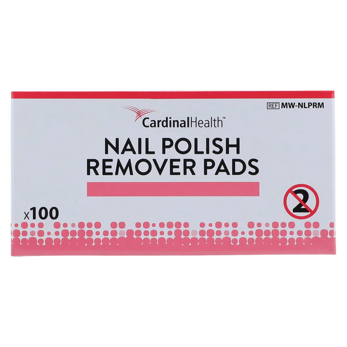 Cardinal Health Nail Polish Remover Pads, 100/Box thumbnail 3