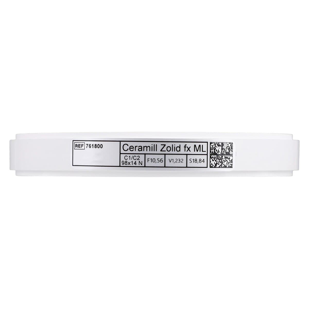 Ceramill Zolid FX Multilayer Stained Disc 98x14mm F C1/C2 Each thumbnail 5
