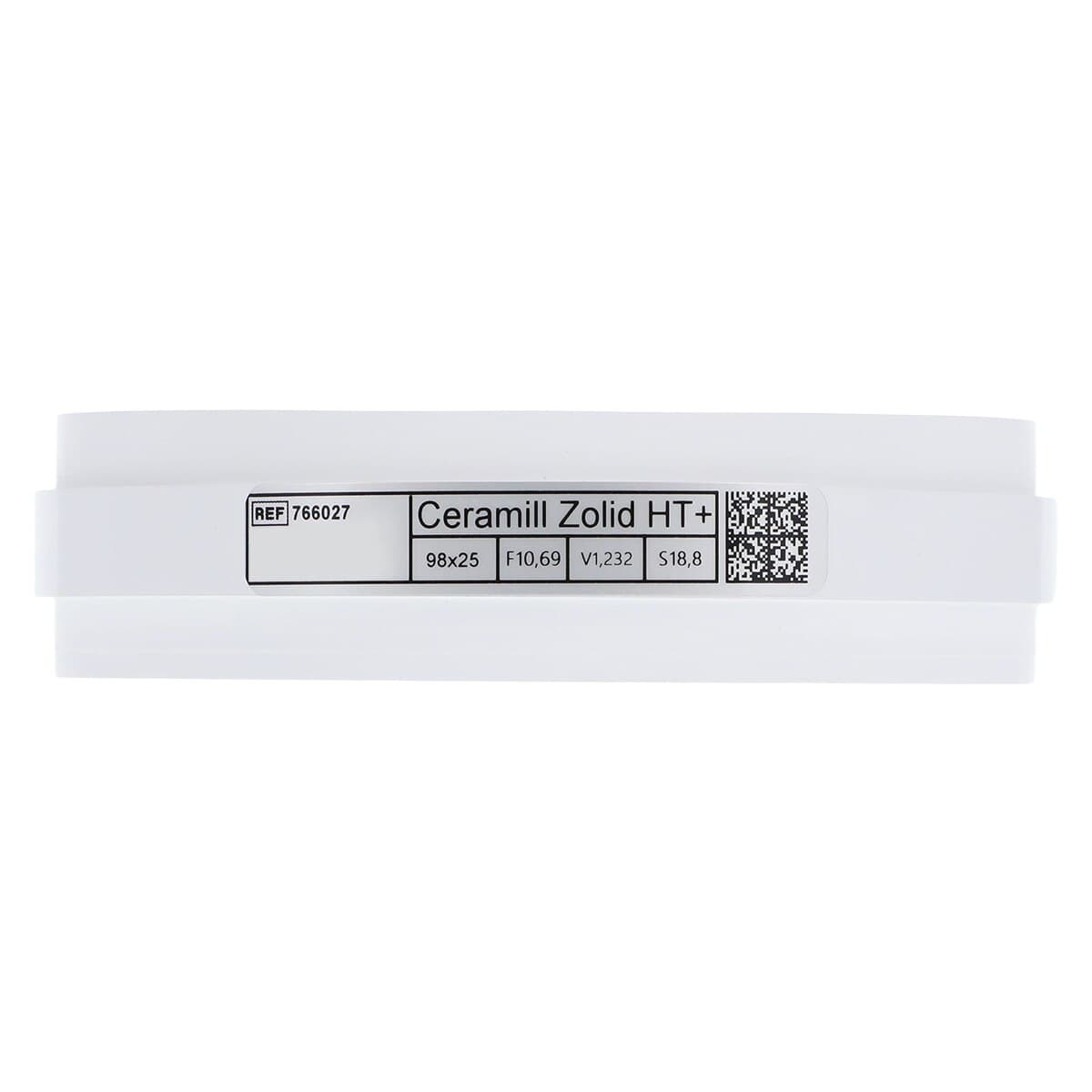 Ceramill Zolid HT+ White Zirconia Disc 98x25mm, 4y-TZP, Each thumbnail 4