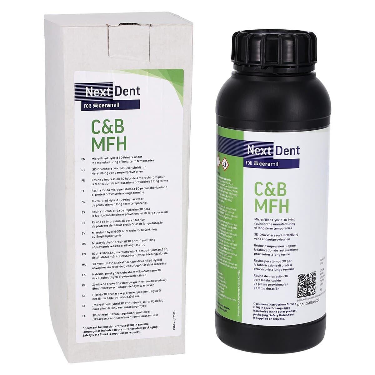 NextDent C&B MFH 3D Resin, 1kg thumbnail 2