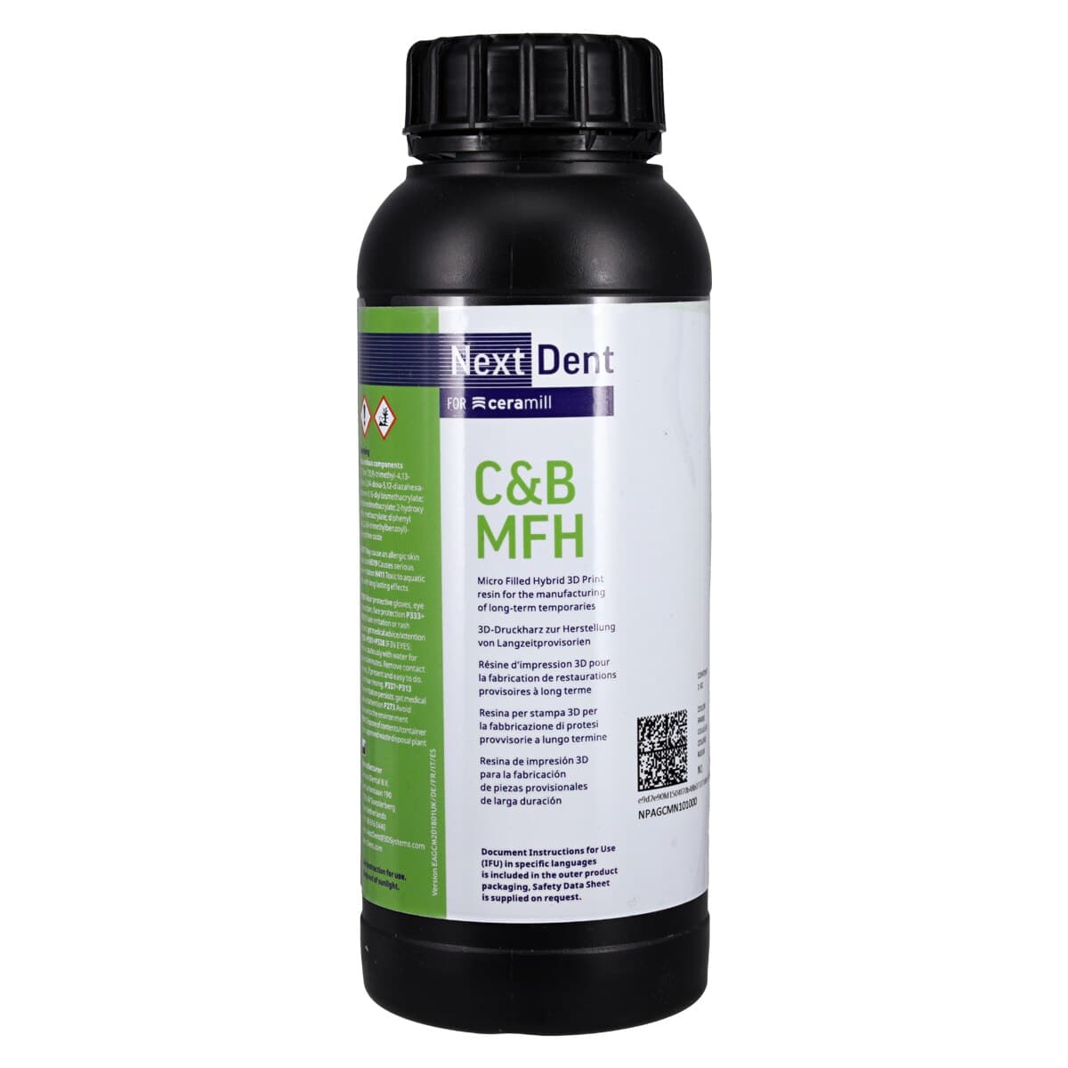 NextDent C&B MFH 3D Printing Resin, N1 Bottle thumbnail 3