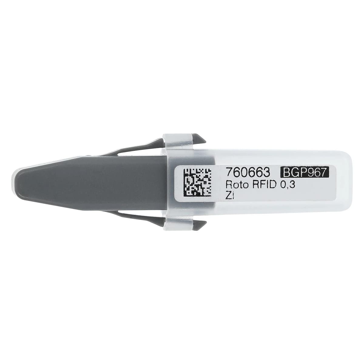 Ceramill Roto RFID Carbide Milling Bur, Gray, 0.3 mm Head Diameter, 3 mm Shaft, ZI, 1 Each thumbnail 3