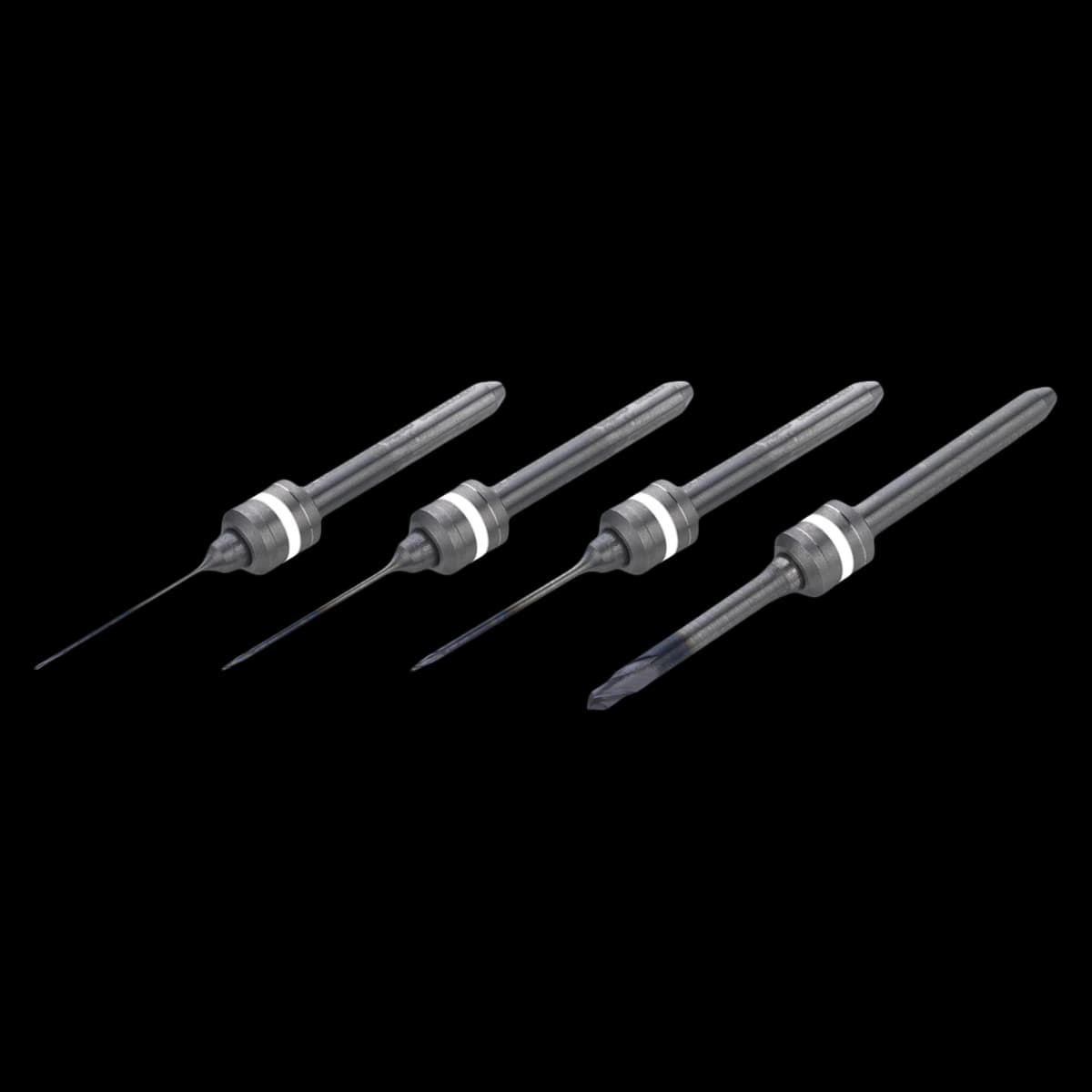 Ceramill Roto RFID DMB DC Milling Bur, White, 3 mm Shaft Diameter, 2.5 mm Head Diameter, 1 Each - Ceramill Roto RFID DMB DC 3mm Tools White 2.5mm Each - Image 1