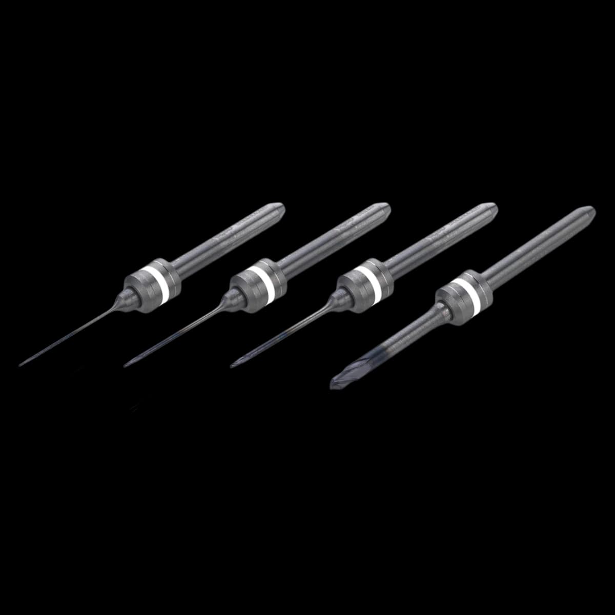 Ceramill Roto RFID DMB DC Milling Tool, White, 3mm Shaft, 1.0mm Head, Each - Ceramill Roto RFID DMB DC 3mm Tools White 1.0mm Each - Image 1