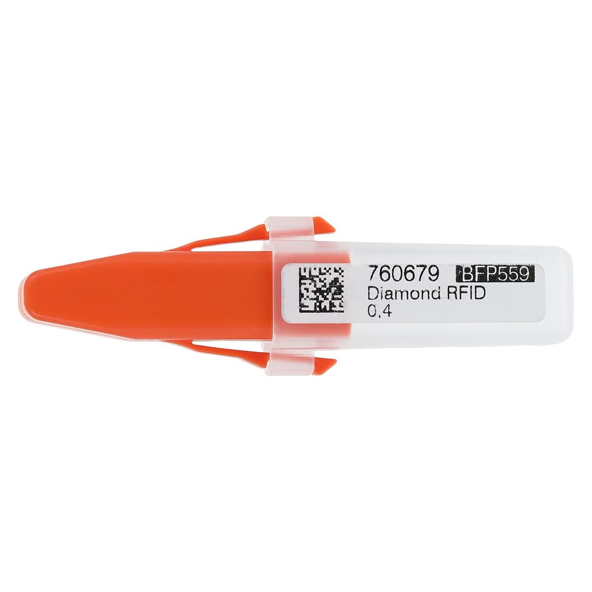 Ceramill Diamond RFID Milling Bur, 3mm Shank, 0.4mm Head, Orange, 1 Each thumbnail 3