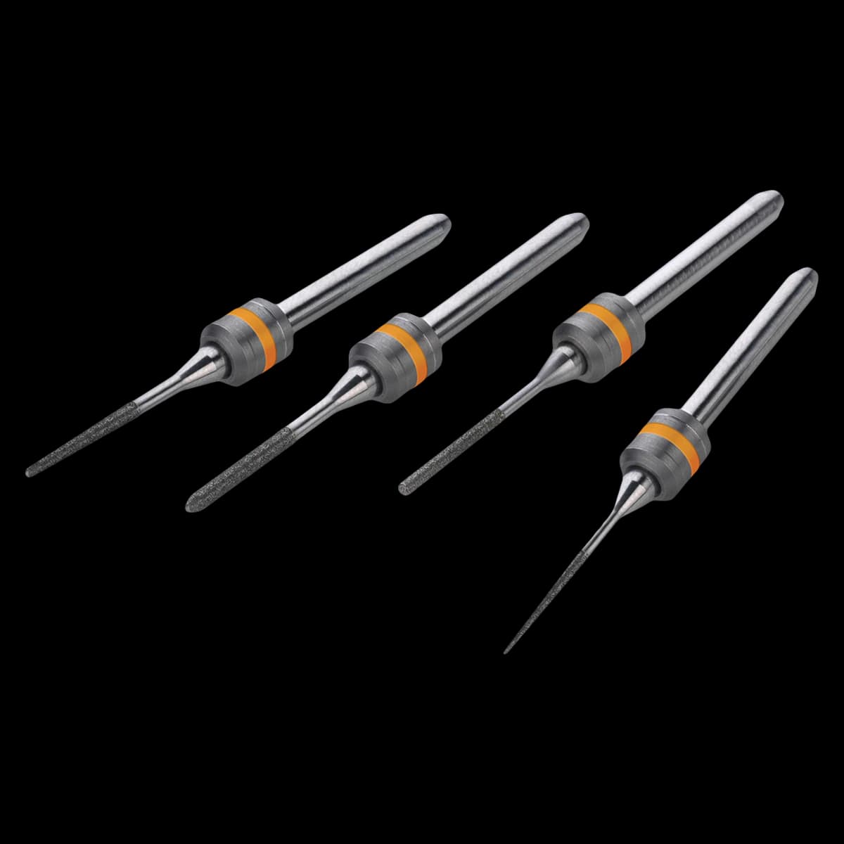 Ceramill Diamond RFID Milling Bur, Orange, 1.8 mm Head, 3 mm Shank, 1 Each thumbnail 2