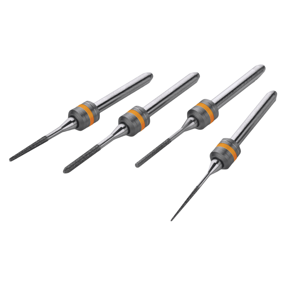 Ceramill Diamond RFID Milling Bur, 3mm Shank, 1.0mm Head, Orange, 1 Each thumbnail 2