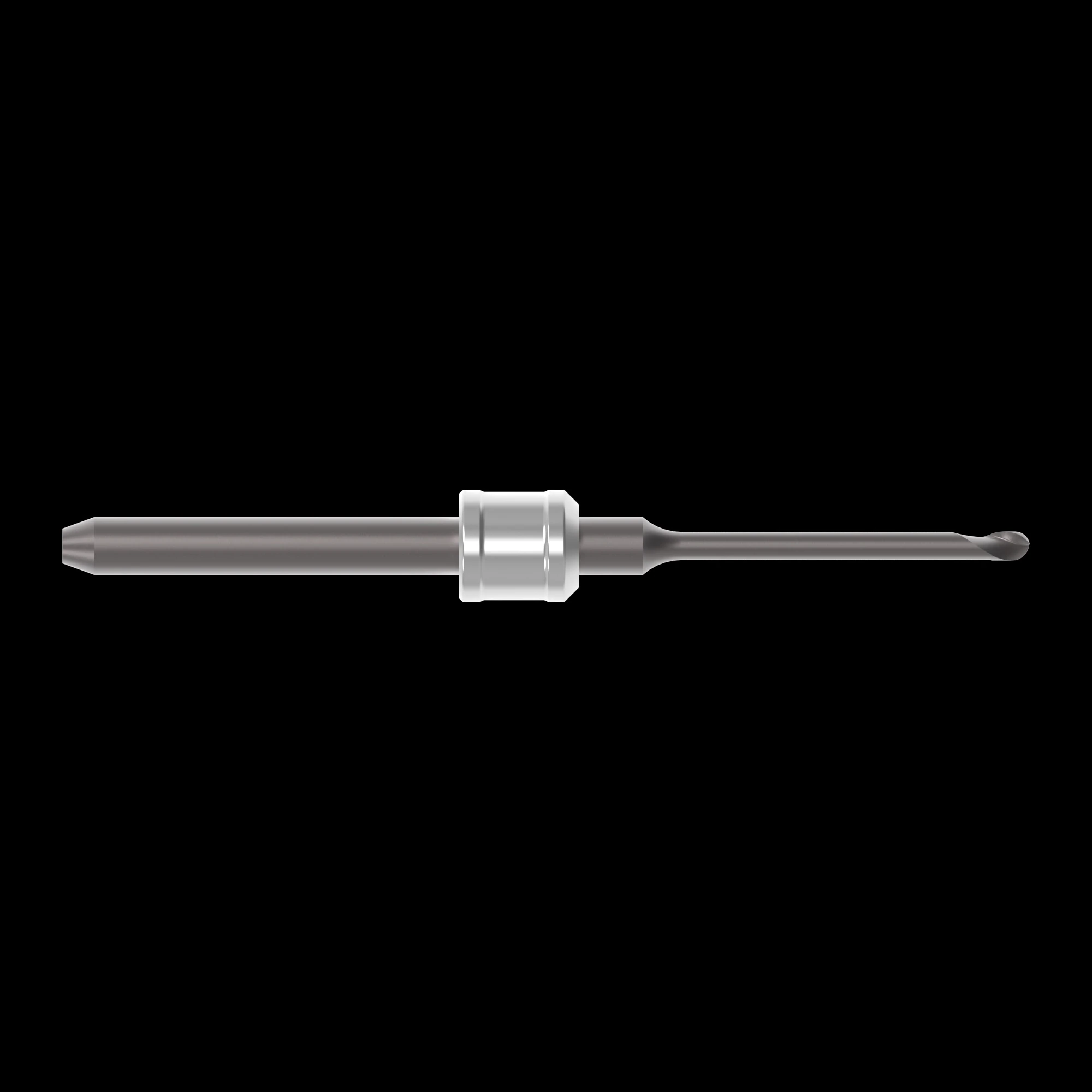 Amann Girrbach Roto RFID D3 Green Carbide Milling Bur, 1.5 mm Head Diameter, 3 mm Shaft, 1 Each - Roto RFID D3 Green 1.5 3mm shaft - Image 1