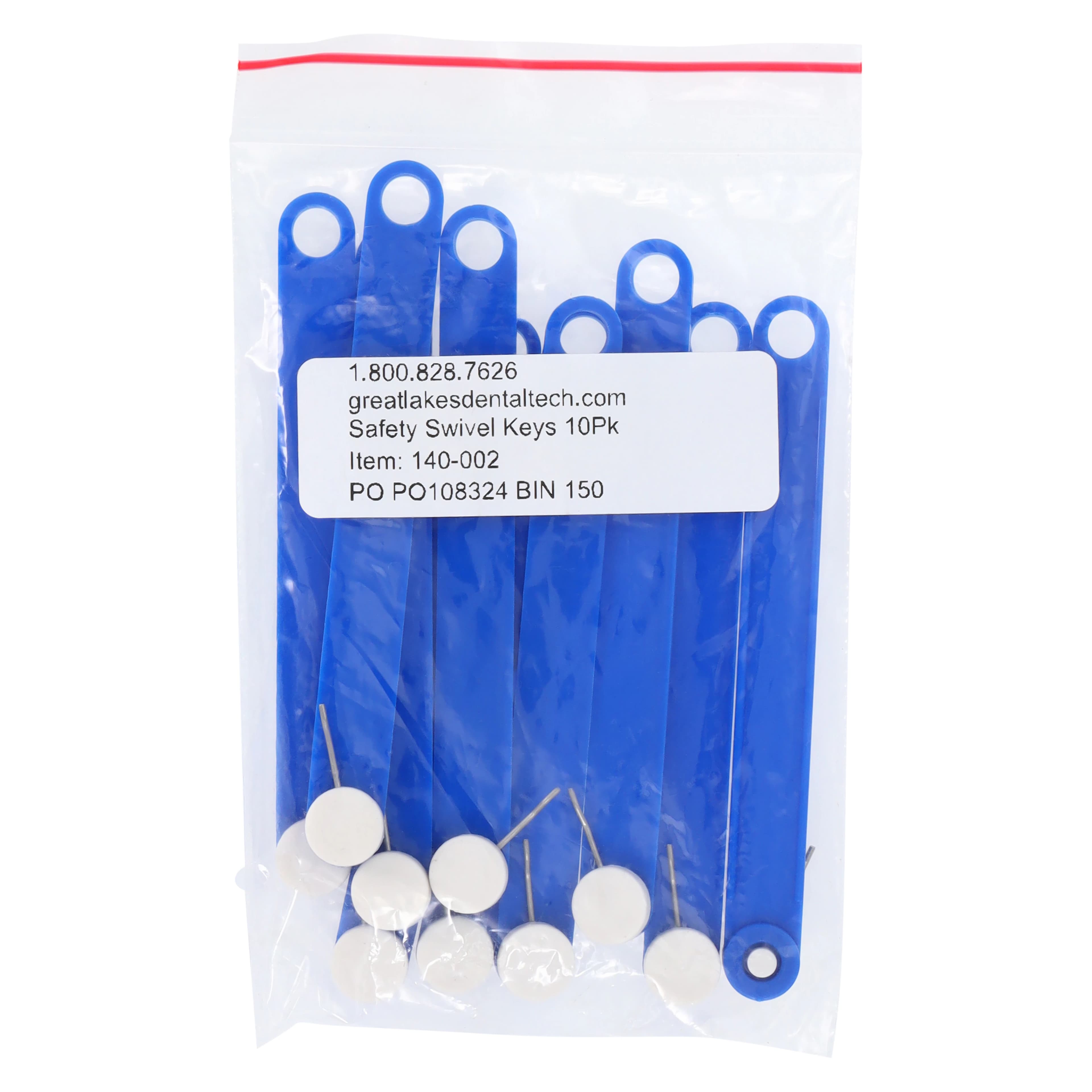 Safety Swivel Expansion Screw Keys Pack of 10, Great Lakes Dental Tech, 01KT1G0WZFP8RK33N96KYNGQ6W thumbnail 4