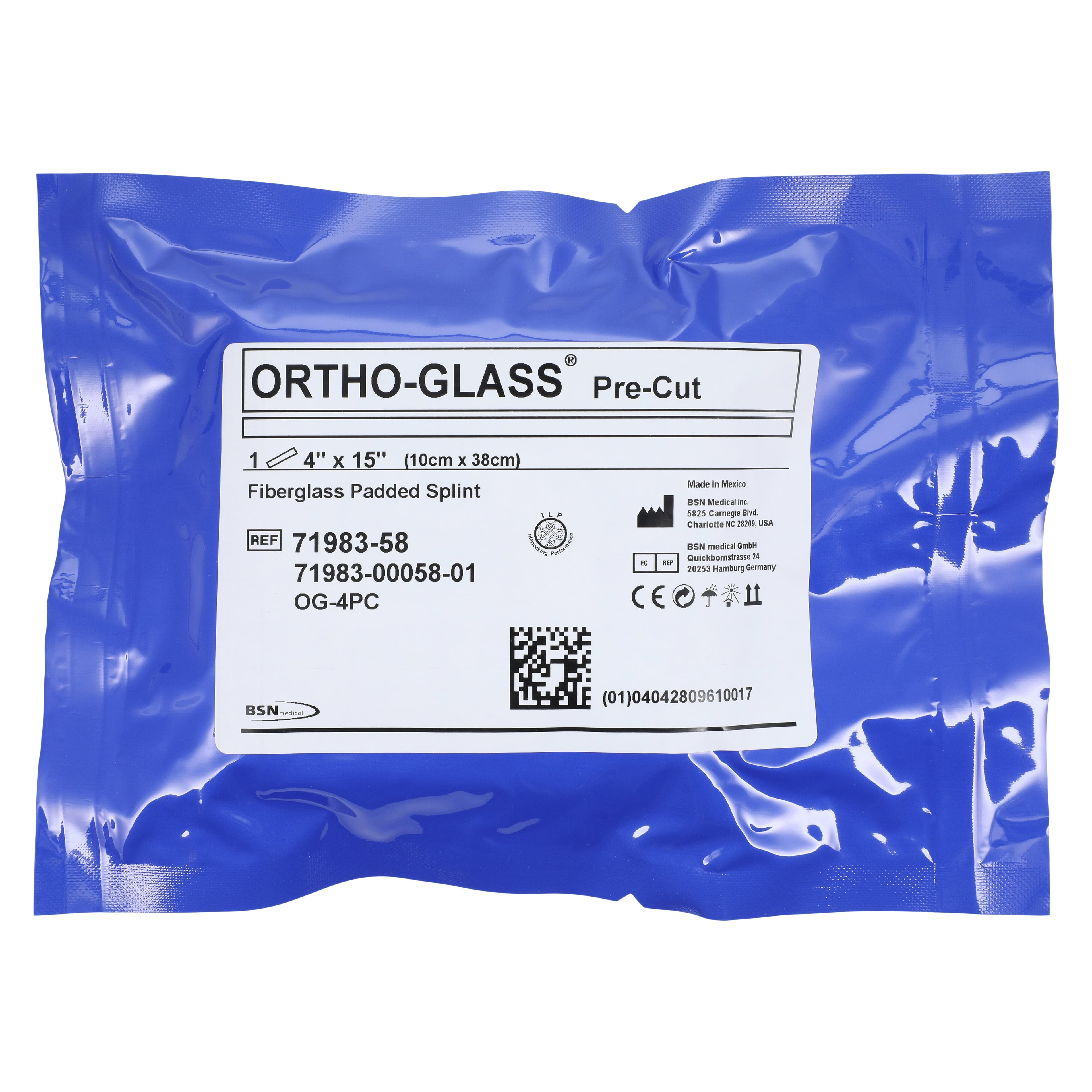 Ortho-Glass Casting Splint System, White, 4" x 15" thumbnail 2