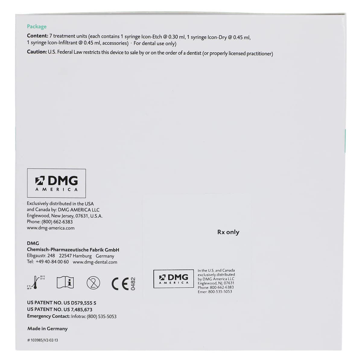 DMG Icon Proximal Cube Caries Infiltrant Kit, 7 Patient Packs, 220401 thumbnail 5