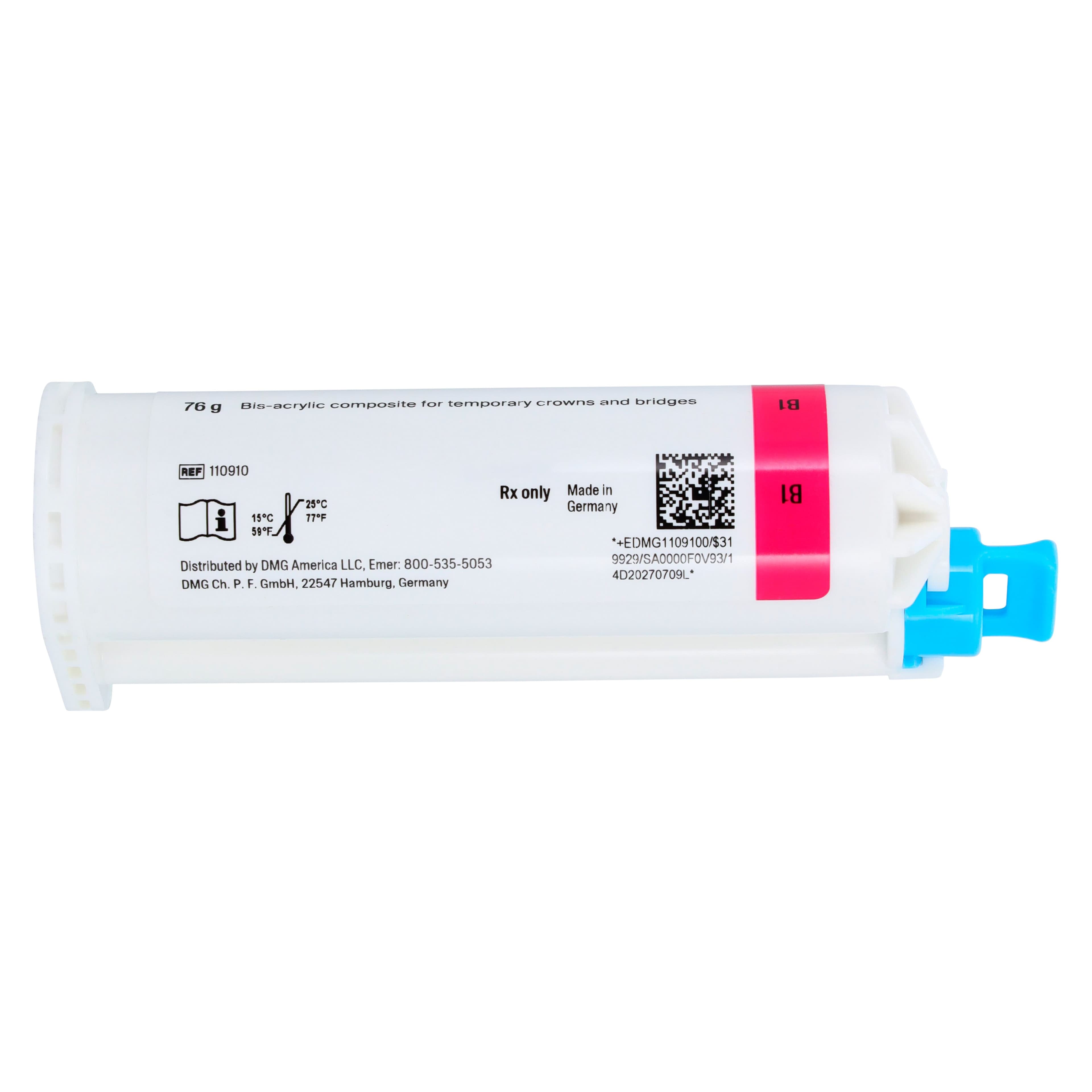 Luxatemp Ultra Automix Temporary Crown & Bridge Material, Shade B1, 76g Cartridge Refill with 15 Mixing Tips, 110910 thumbnail 3