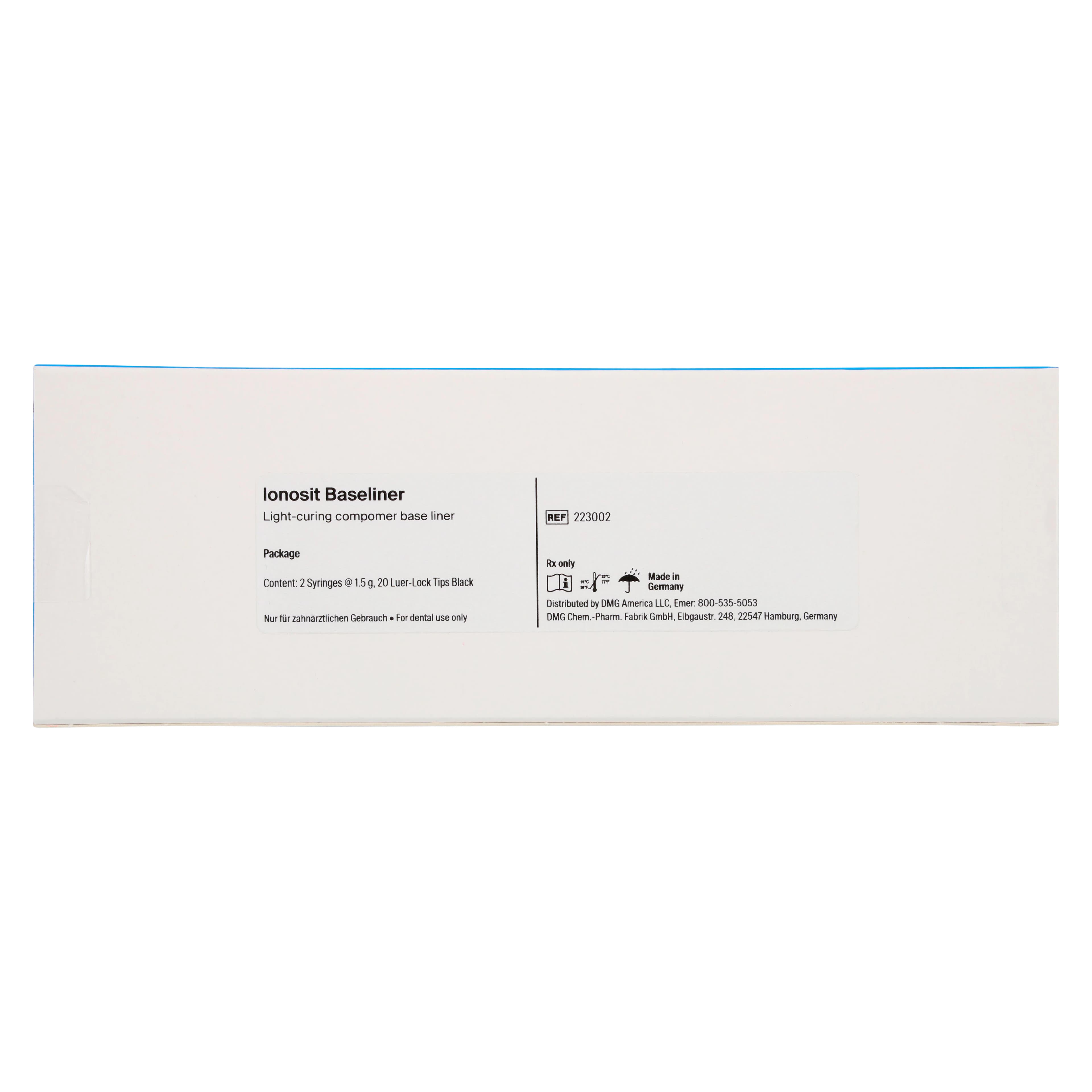 Ionosit Baseliner Syringe Pack, 2 x 1.5g Syringes with 20 Luer-Lock Tips, #223002 thumbnail 5