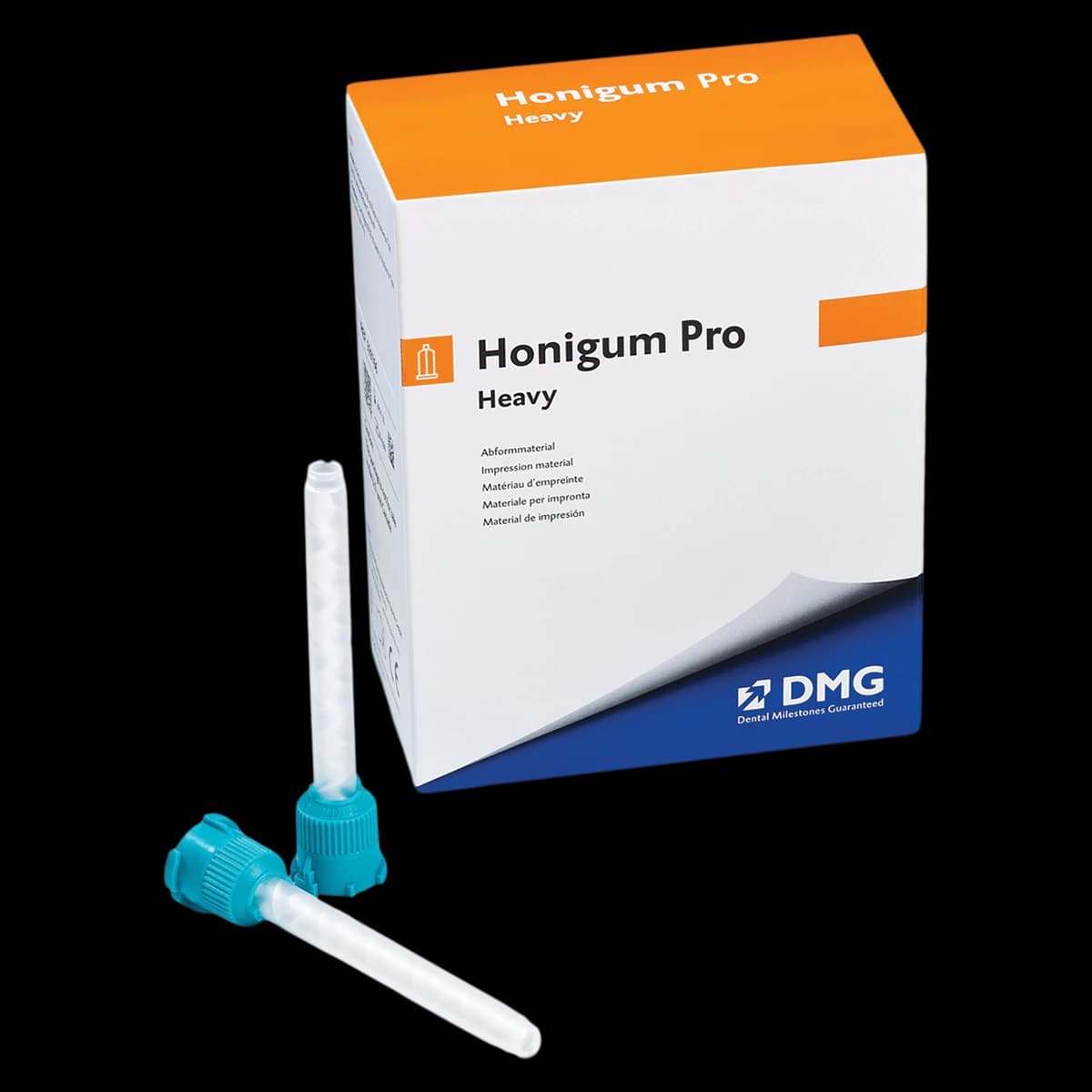 Honigum Pro Heavy Body Automix Vinyl Polysiloxane Impression Material, Regular Set, 4 x 50 ml Cartridges, 8 Automix Tips, 989766 - Honigum Pro, Heavy Body Automix, 50 ml Cartridge, 4/Box, 989766 - Image 1