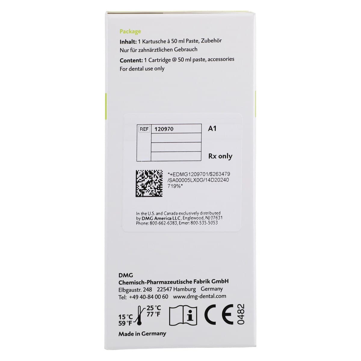 LuxaCrown Temporary Crown & Bridge Material, Shade A1, 50 ml Cartridge with 15 Automix Tips, Ref 120970 thumbnail 7