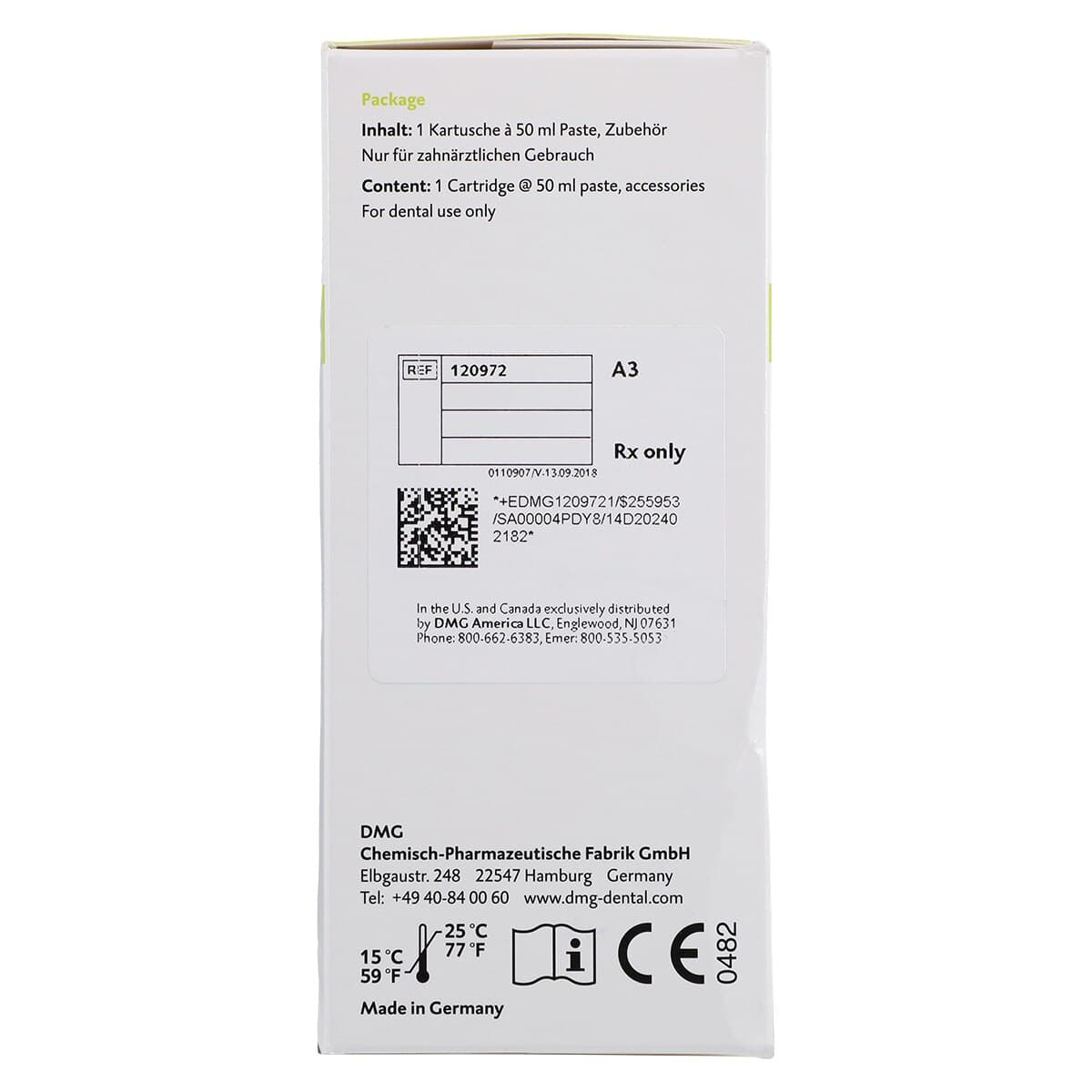 LuxaCrown Self-Curing Provisional Crown & Bridge Composite, Shade A3, 50 mL Cartridge with 15 Automix Tips, Ref 120972 thumbnail 7